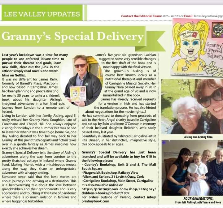 Press Article Jim kelly Granny'special delivery
