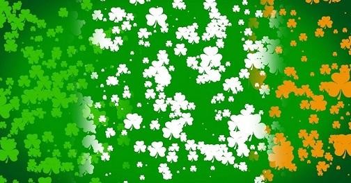 le trefle symbolique un drapeau