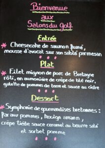 Anniversaire d'un jumelage menu d'exception
