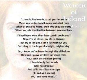 Musique irlandaise women of Ireland